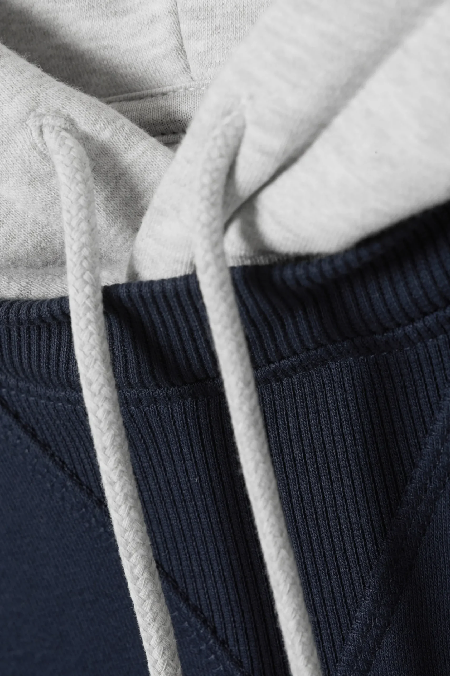 Weekday LOOSE RAGLAN HOODIE dark blue/grey Best Sale