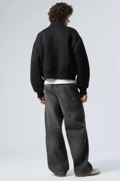 Weekday LOOSE SCUBA BOMBER JACKET black Sale