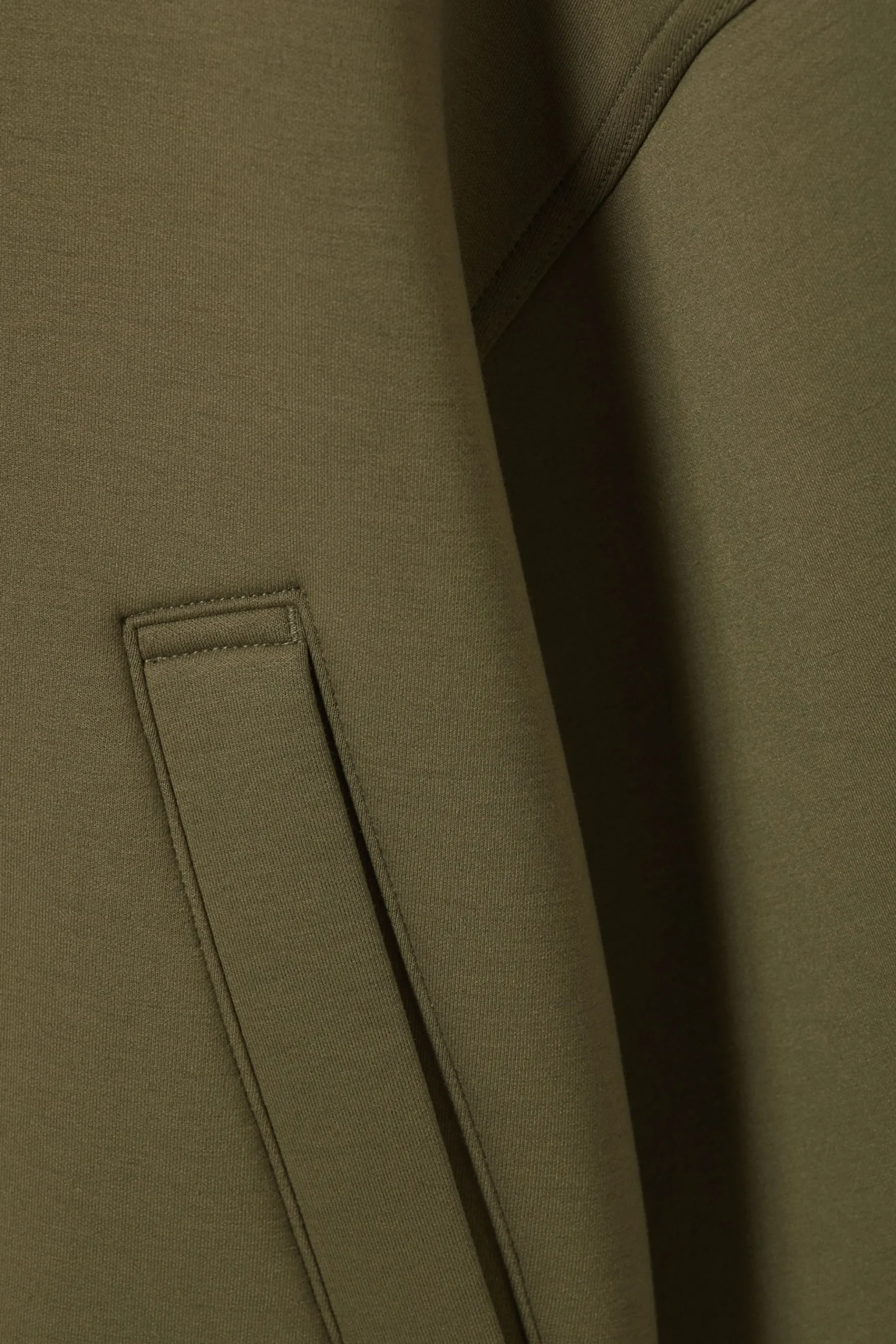 Weekday LOOSE SCUBA BOMBER JACKET khaki green Flash Sale