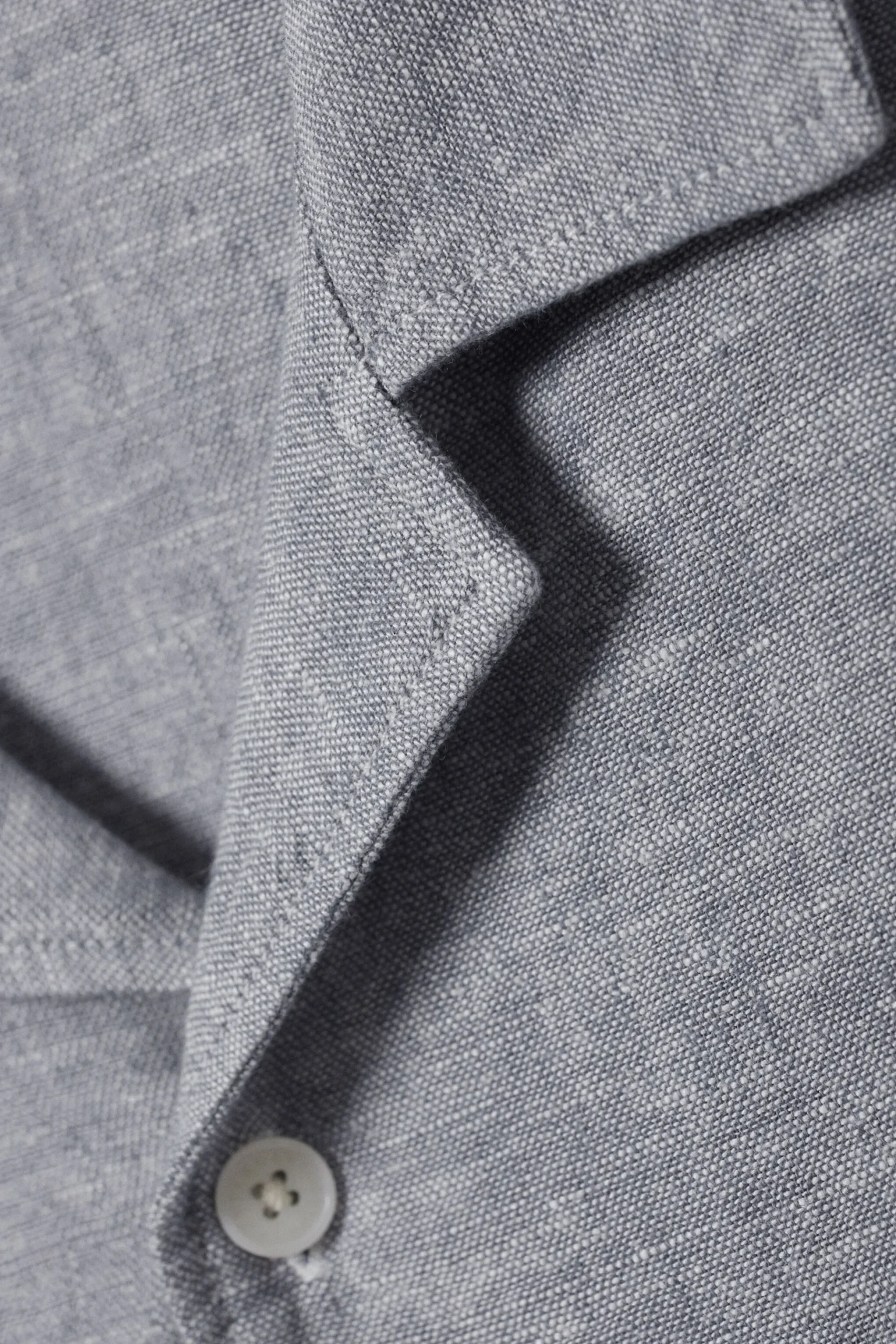 Weekday LOOSE SHORT SLEEVE LINEN BLEND SHIRT dusty blue Cheap