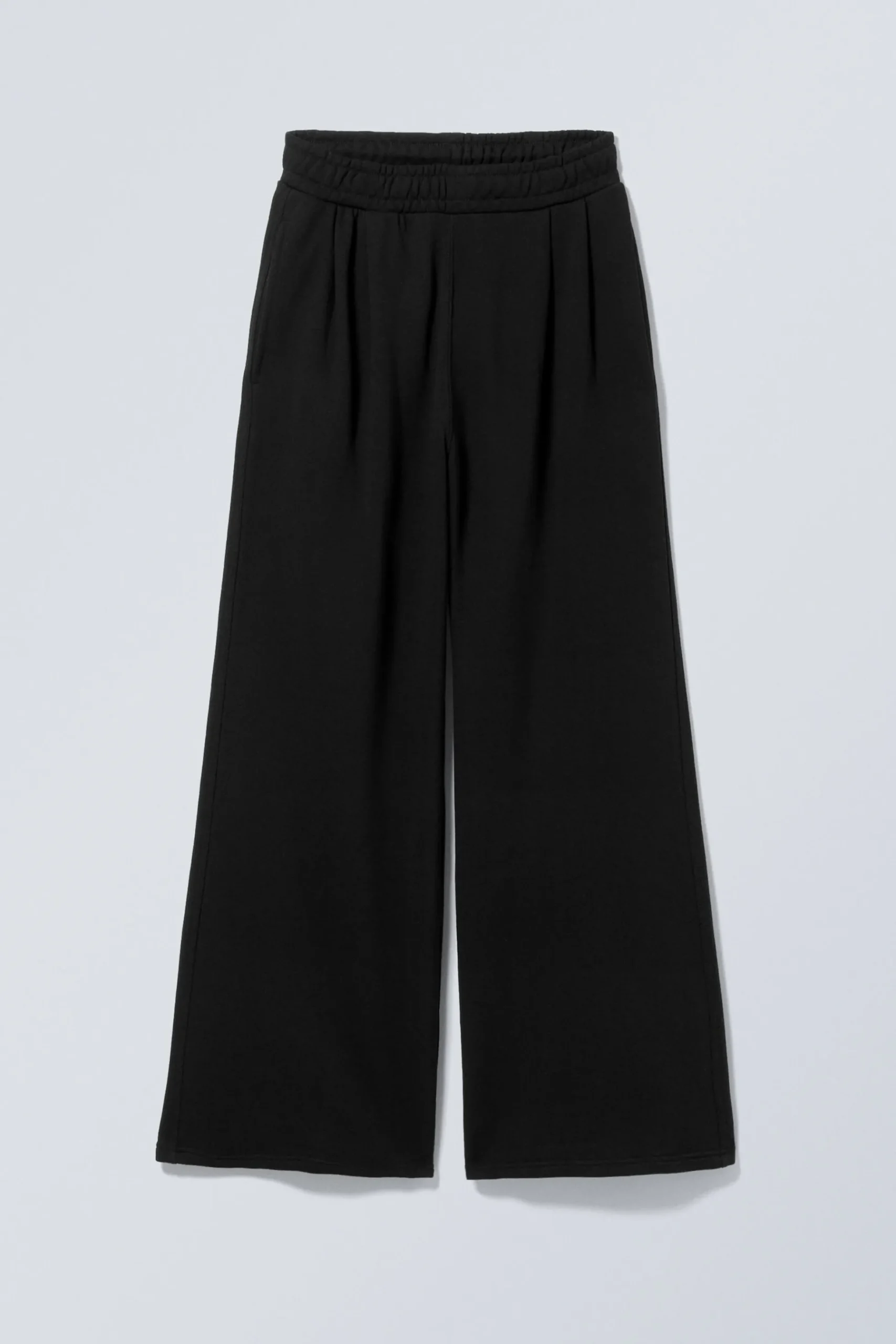 Weekday LOOSE WIDE HEAVYWEIGHT SWEATPANTS black Sale