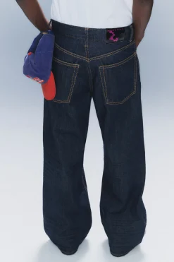 Weekday LOOSER REGULAR WAIST LOOSE STRAIGHT JEANS blue Outlet