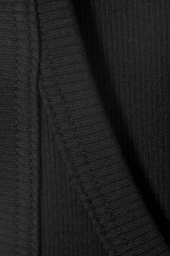 Weekday MATHEUS RIB TANK TOP black Store