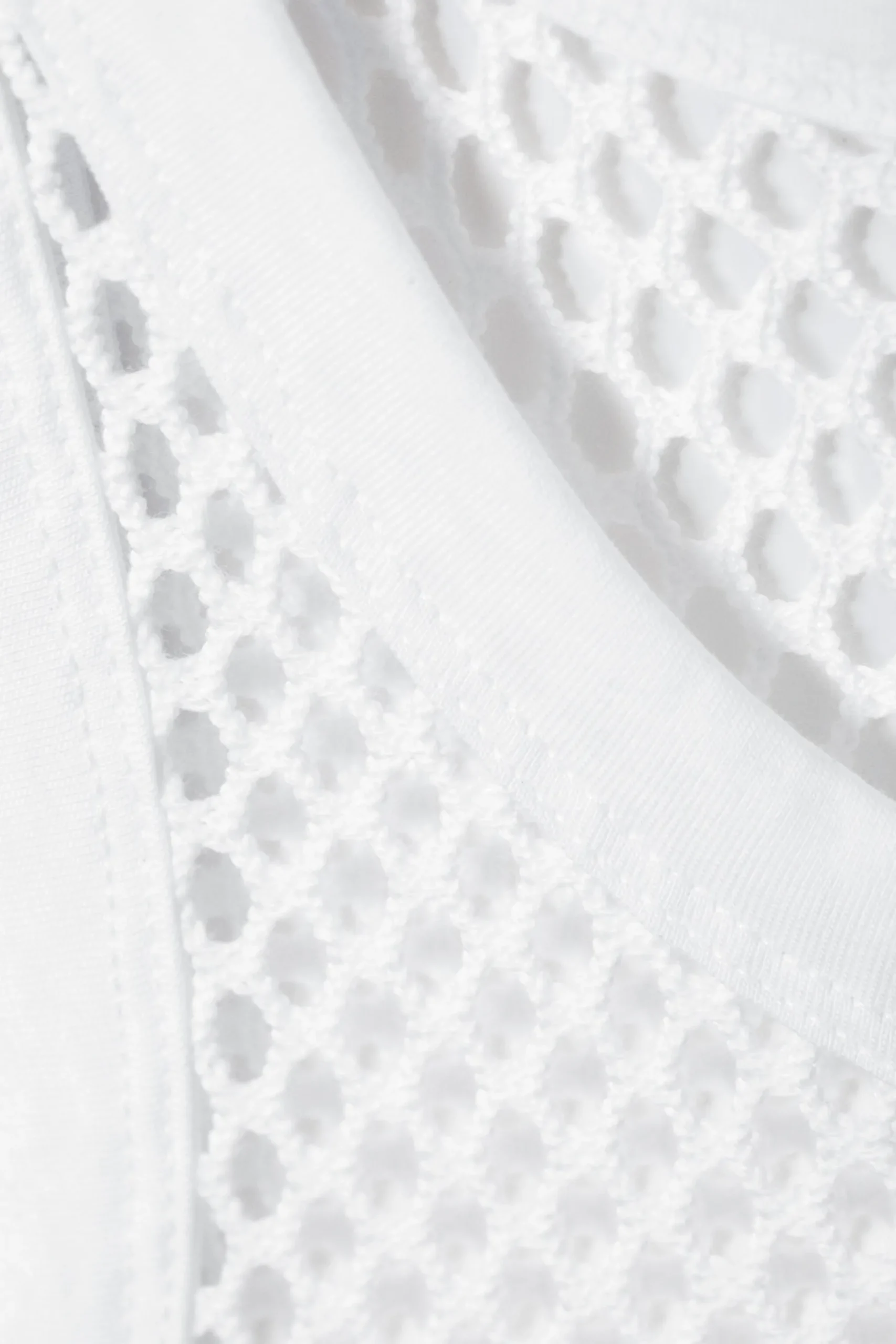 Weekday MESH TANK TOP white Clearance
