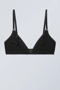 Weekday MESH TRIANGLE BRA black Hot