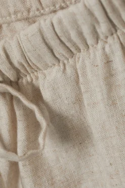 Weekday MIA LINEN MIX TROUSERS ecru New
