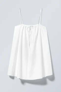 Weekday MINI COTTON DRESS white New