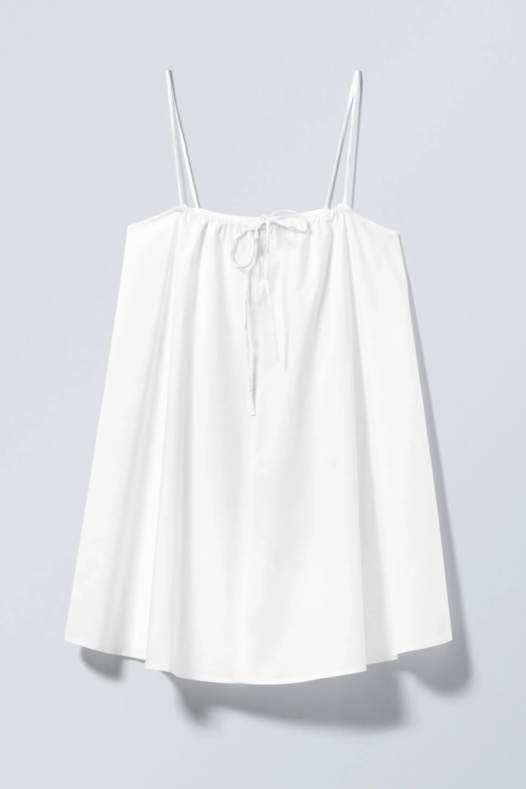 Weekday MINI COTTON DRESS white New