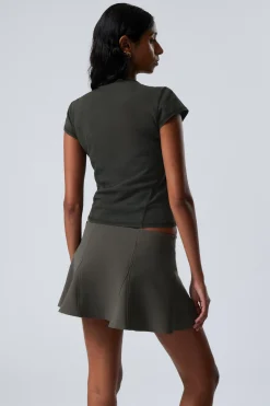 Weekday MINI SKIRT dark grey Sale