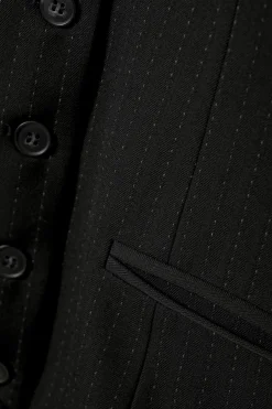 Weekday MINI SUITING DRESS black stripe Best