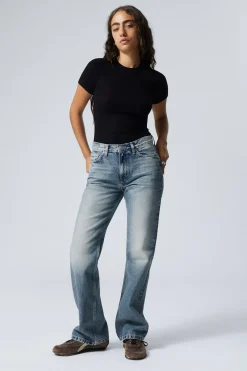 Weekday MOON MID RISE REGULAR BOOTCUT LEG JEANS seventeen blue medium blue Clearance