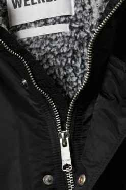 Weekday NYLON PADDED PARKA JACKET black Fashion