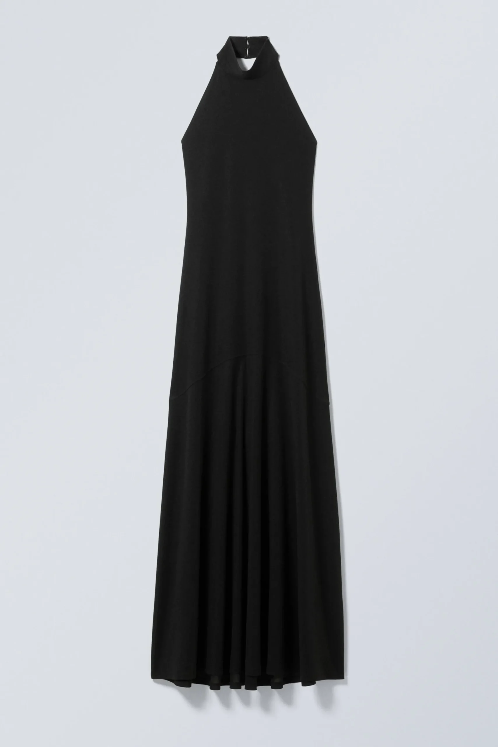 Weekday OPEN BACK MAXI HALTER DRESS black New