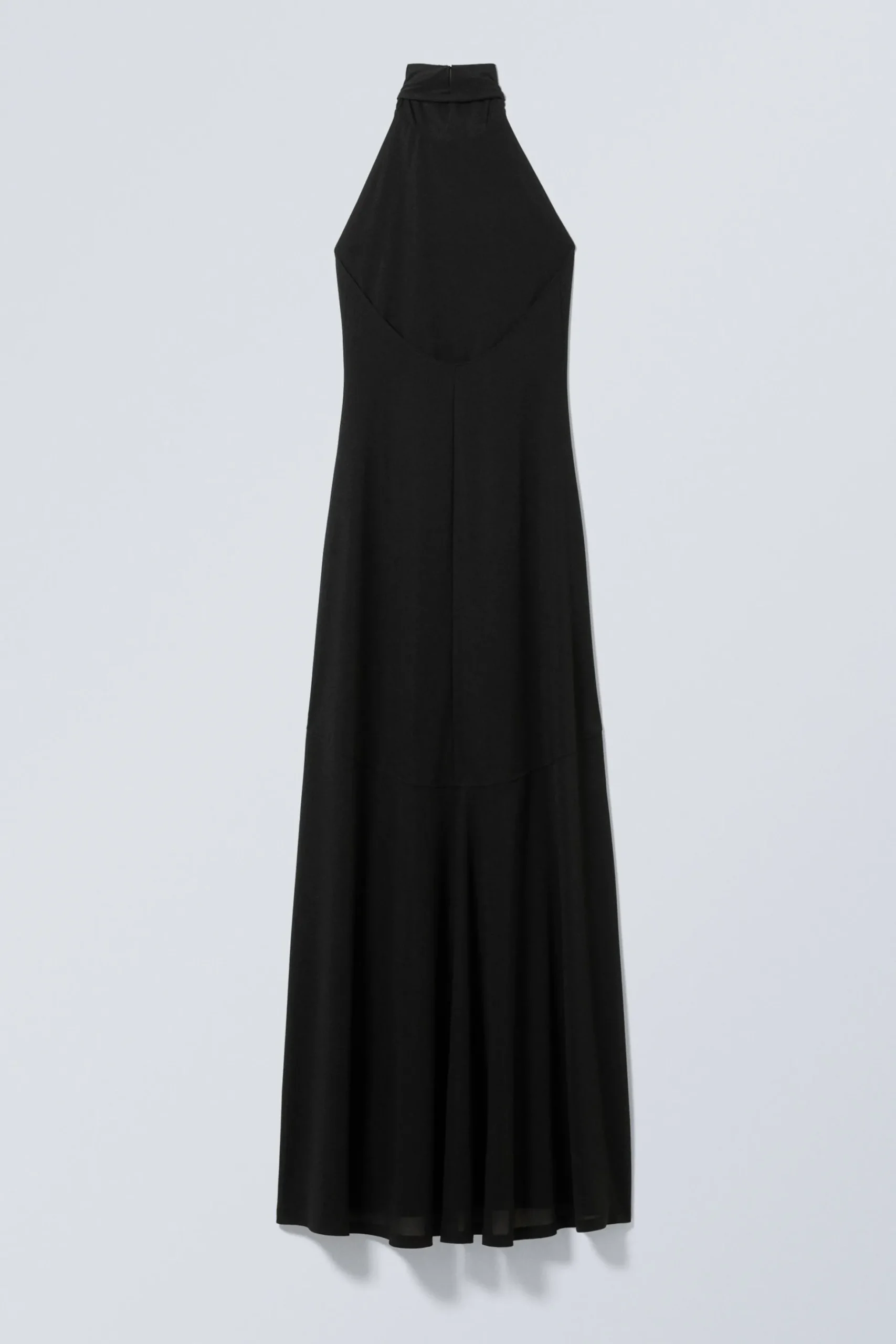 Weekday OPEN BACK MAXI HALTER DRESS black New