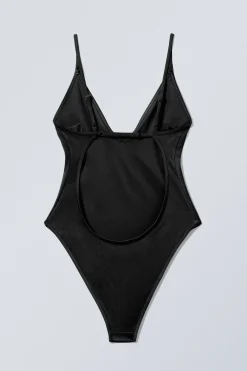 Weekday OPEN BACK SWIMSUIT black Online