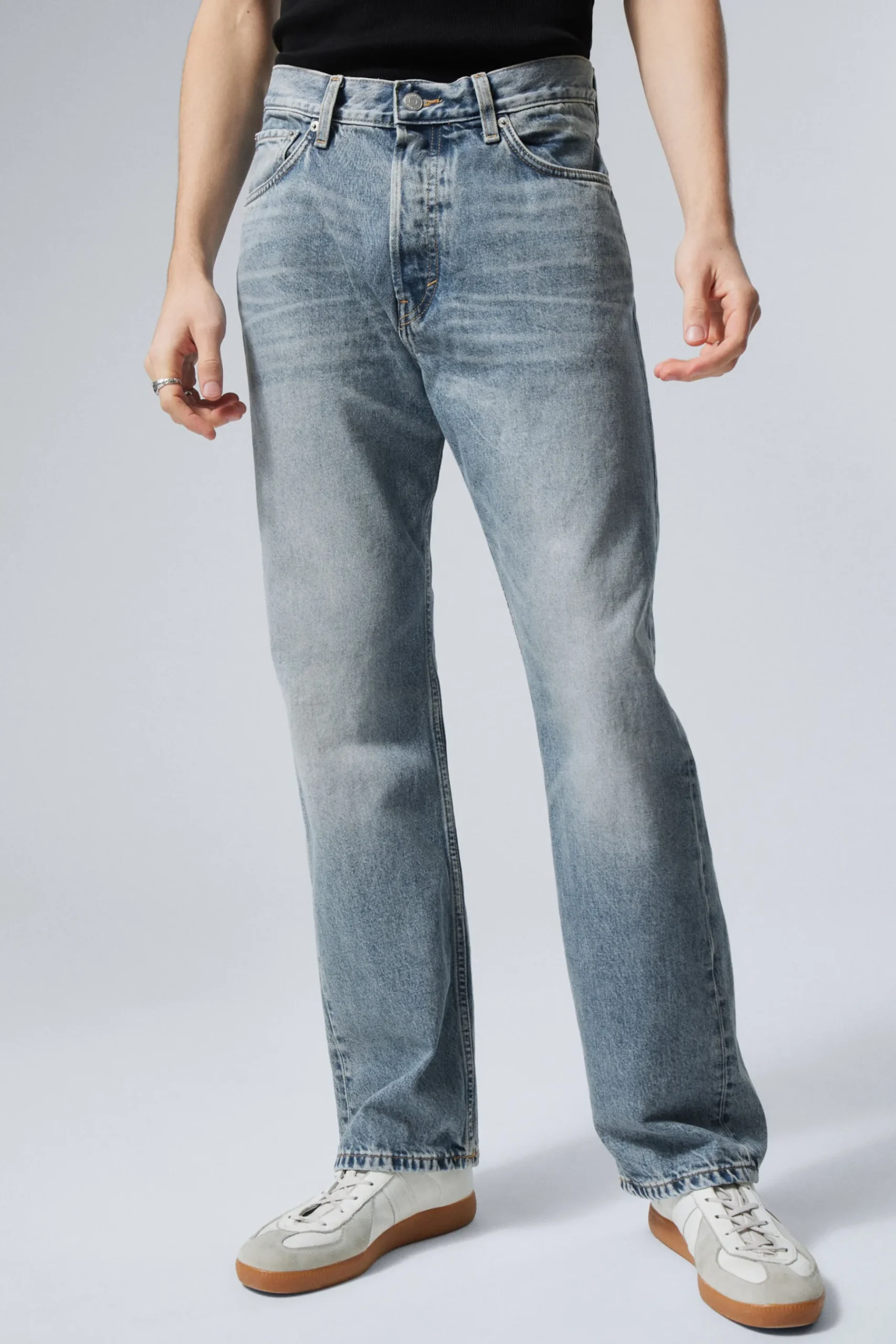 Weekday ORBIT MID RISE REGULAR STRAIGHT LEG JEANS seventeen blue medium blue Flash Sale