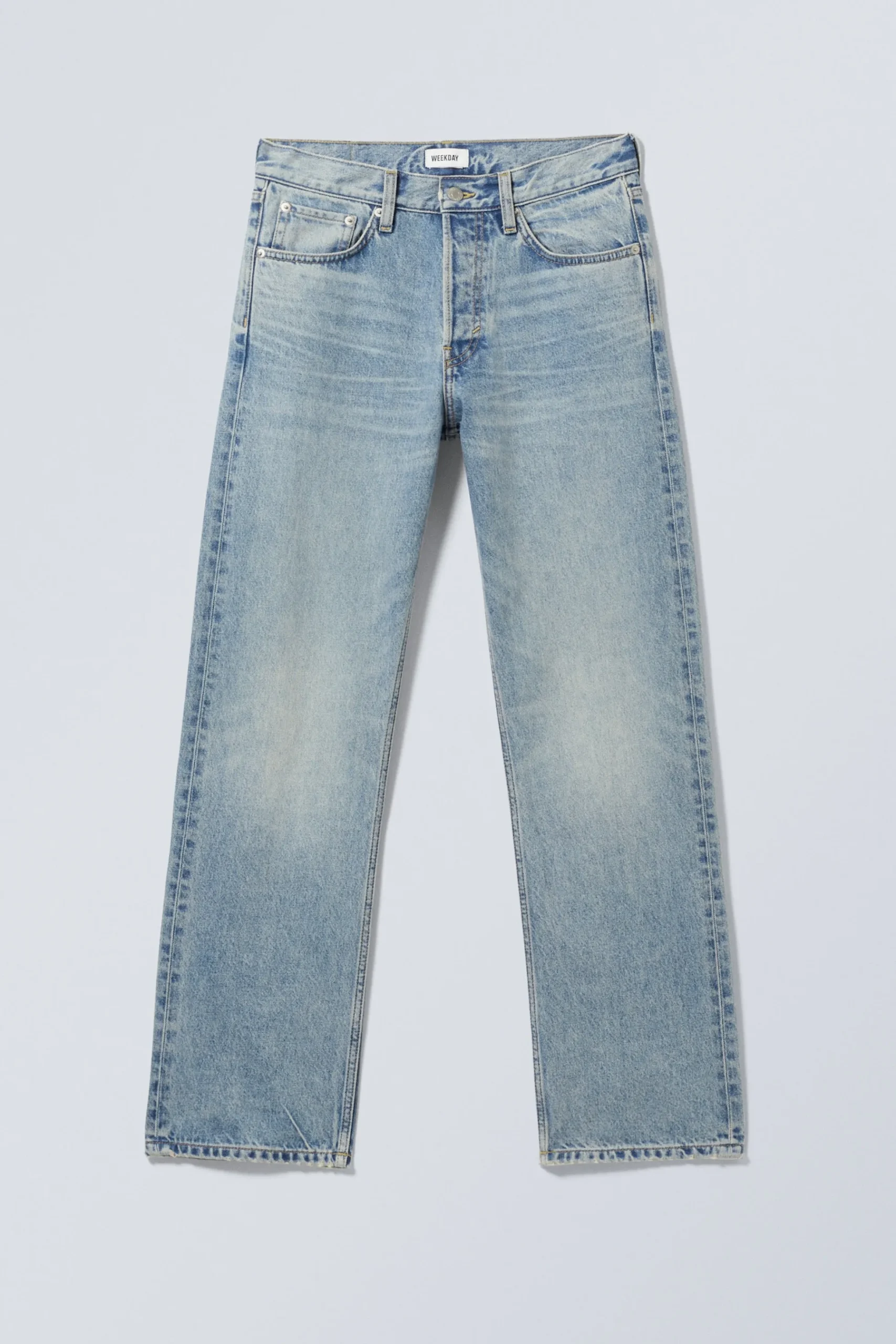 Weekday ORBIT MID RISE REGULAR STRAIGHT LEG JEANS seventeen blue medium blue Flash Sale