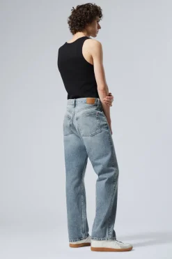 Weekday ORBIT MID RISE REGULAR STRAIGHT LEG JEANS seventeen blue medium blue Flash Sale