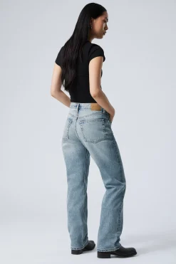 Weekday ORBIT MID RISE REGULAR STRAIGHT LEG JEANS seventeen blue medium blue Flash Sale