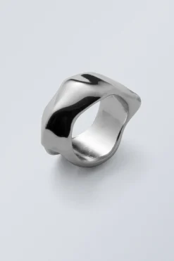 Weekday ORGANIC SHAPED RING silver Fashion