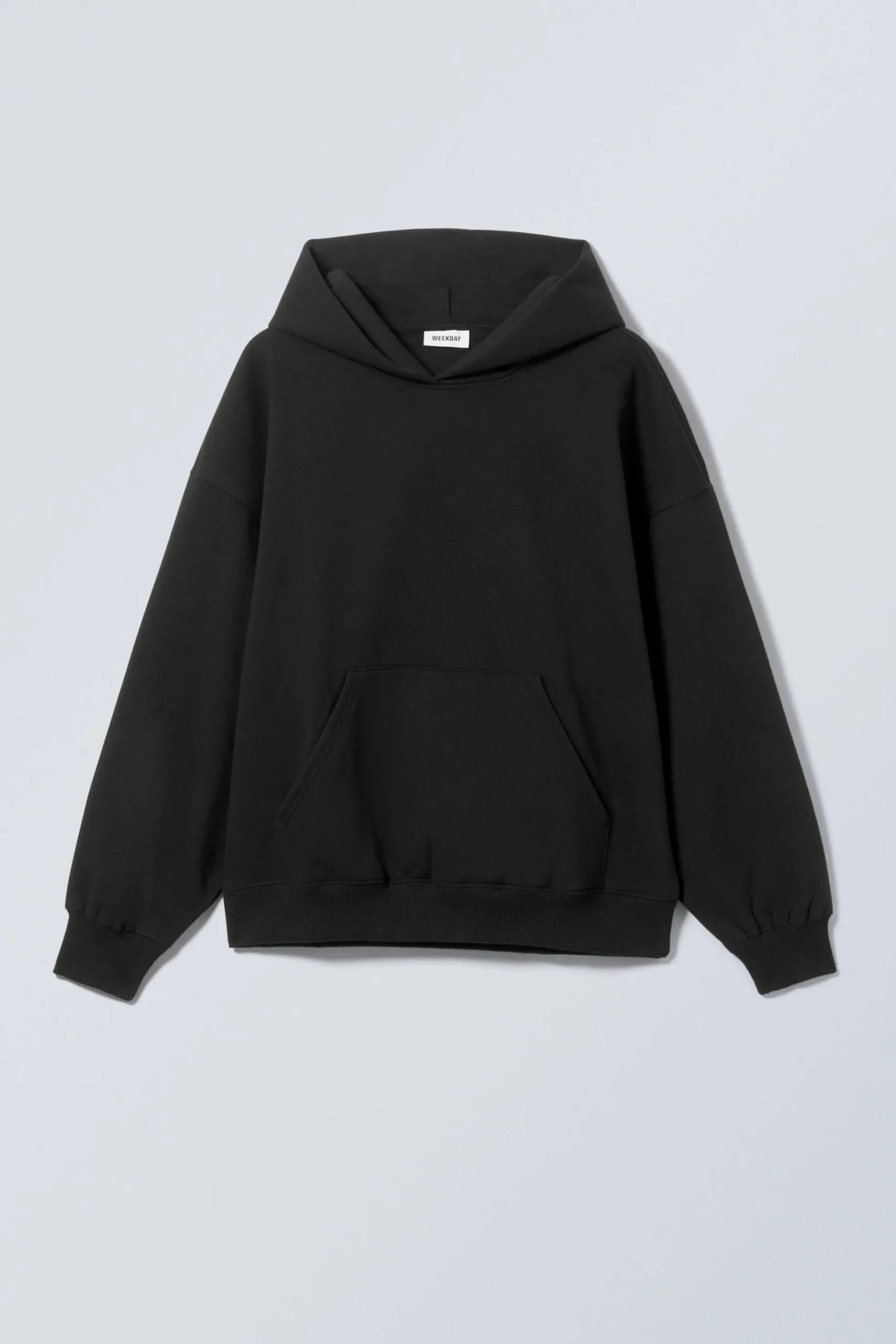 Weekday OVERSIZED HEAVYWEIGHT HOODIE black Best Sale