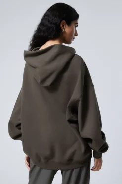 Weekday OVERSIZED HEAVYWEIGHT HOODIE dark grey New