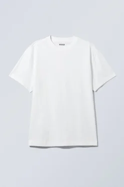 Weekday OVERSIZED HEAVYWEIGHT T-SHIRT white Best