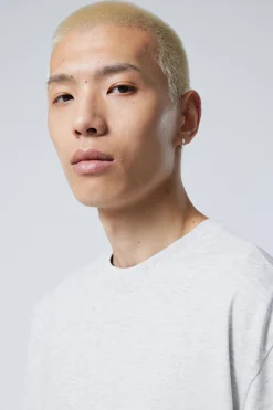 Weekday OVERSIZED HEAVYWEIGHT T-SHIRT grey Store