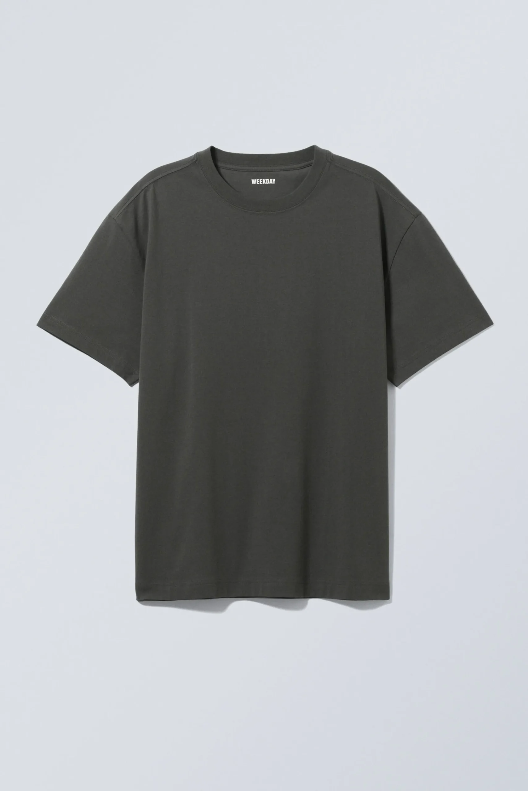 Weekday OVERSIZED HEAVYWEIGHT T-SHIRT off black Cheap