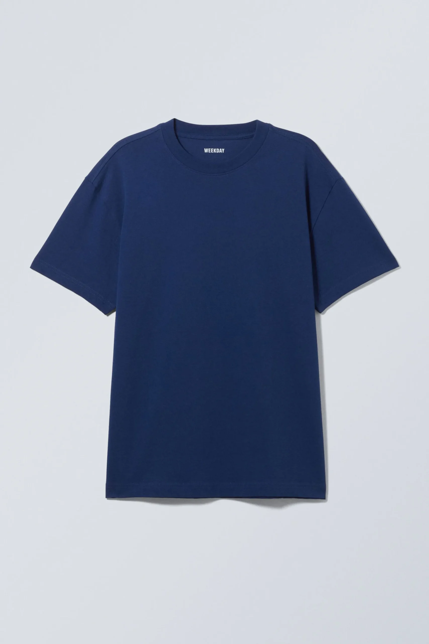 Weekday OVERSIZED HEAVYWEIGHT T-SHIRT dark blue Cheap