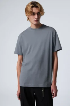 Weekday OVERSIZED HEAVYWEIGHT T-SHIRT dusty grey New