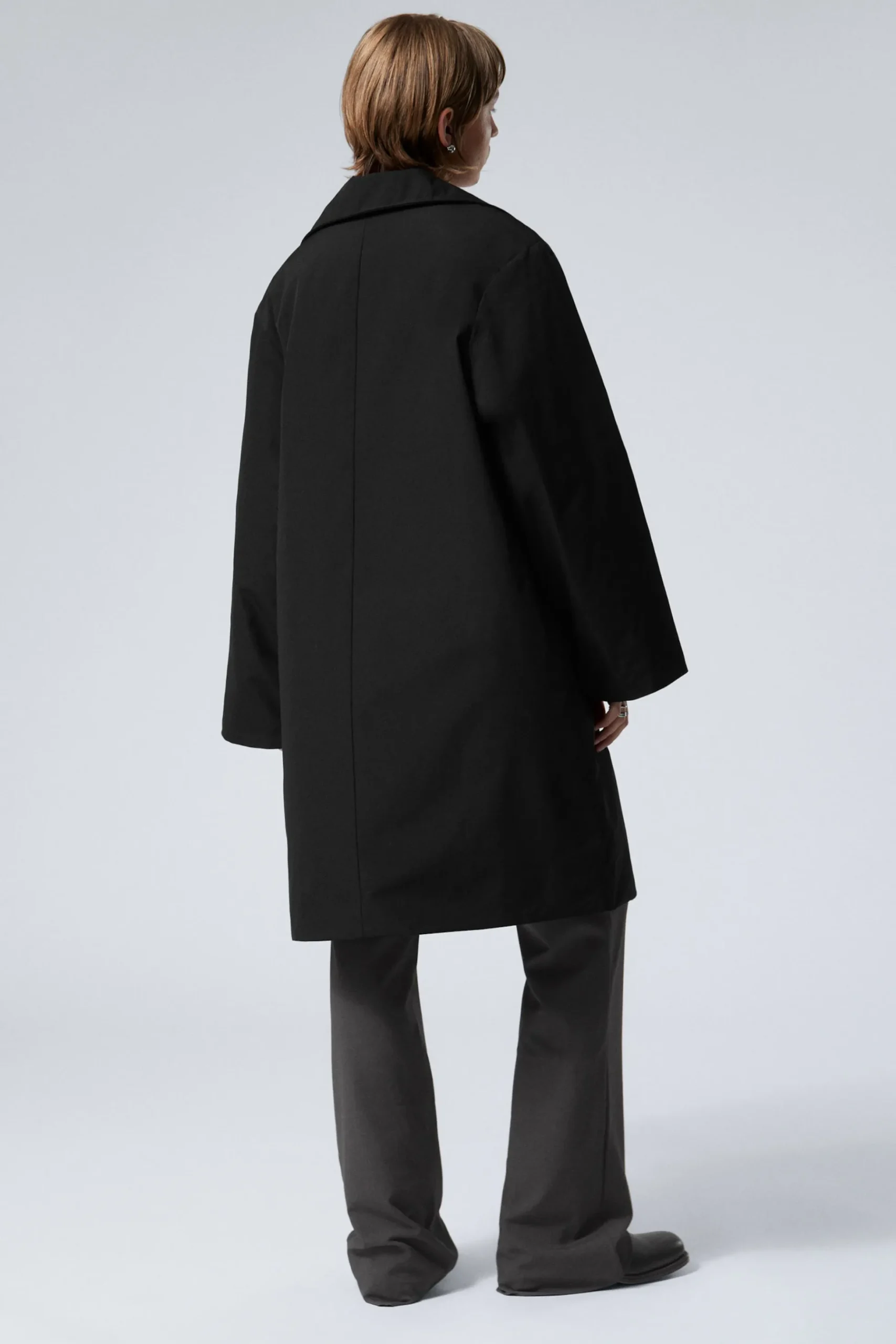 Weekday OVERSIZED PADDED CAR COAT black Sale