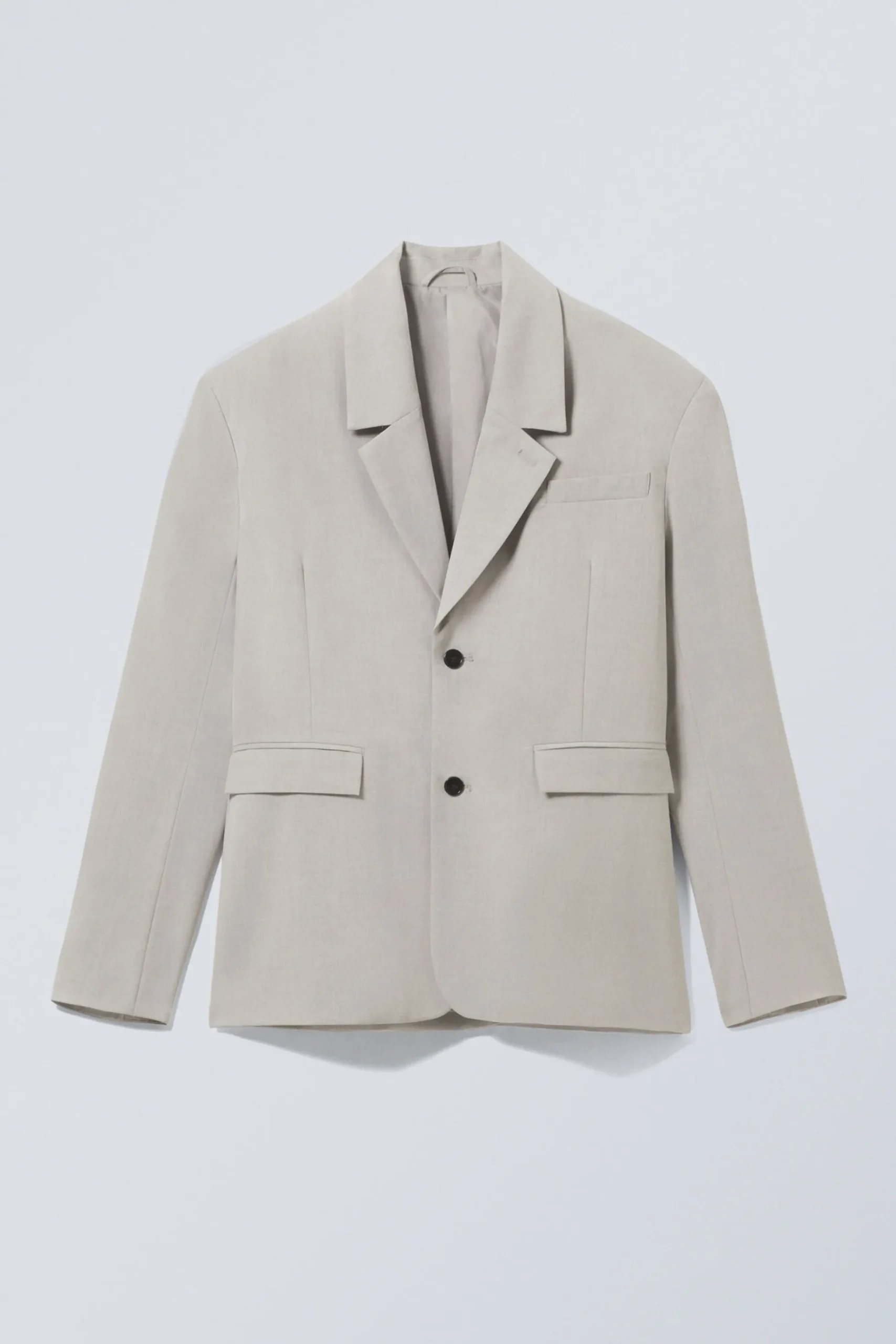 Weekday OVERSIZED SINGLE BREASTED BLAZER light dusty mole New