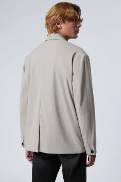 Weekday OVERSIZED SINGLE BREASTED BLAZER light dusty mole New