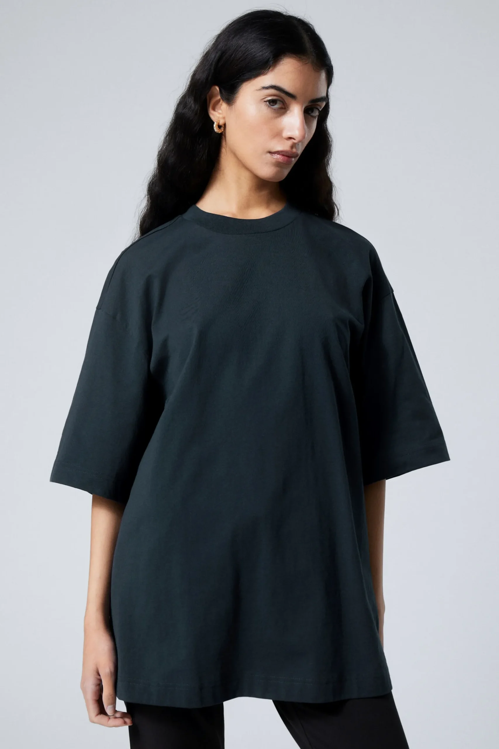 Weekday OVERSIZED T-SHIRT navy blue Discount