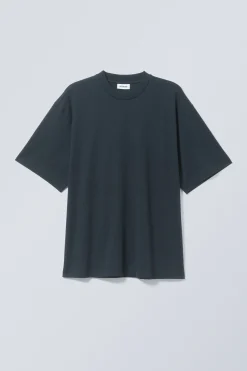 Weekday OVERSIZED T-SHIRT navy blue Discount