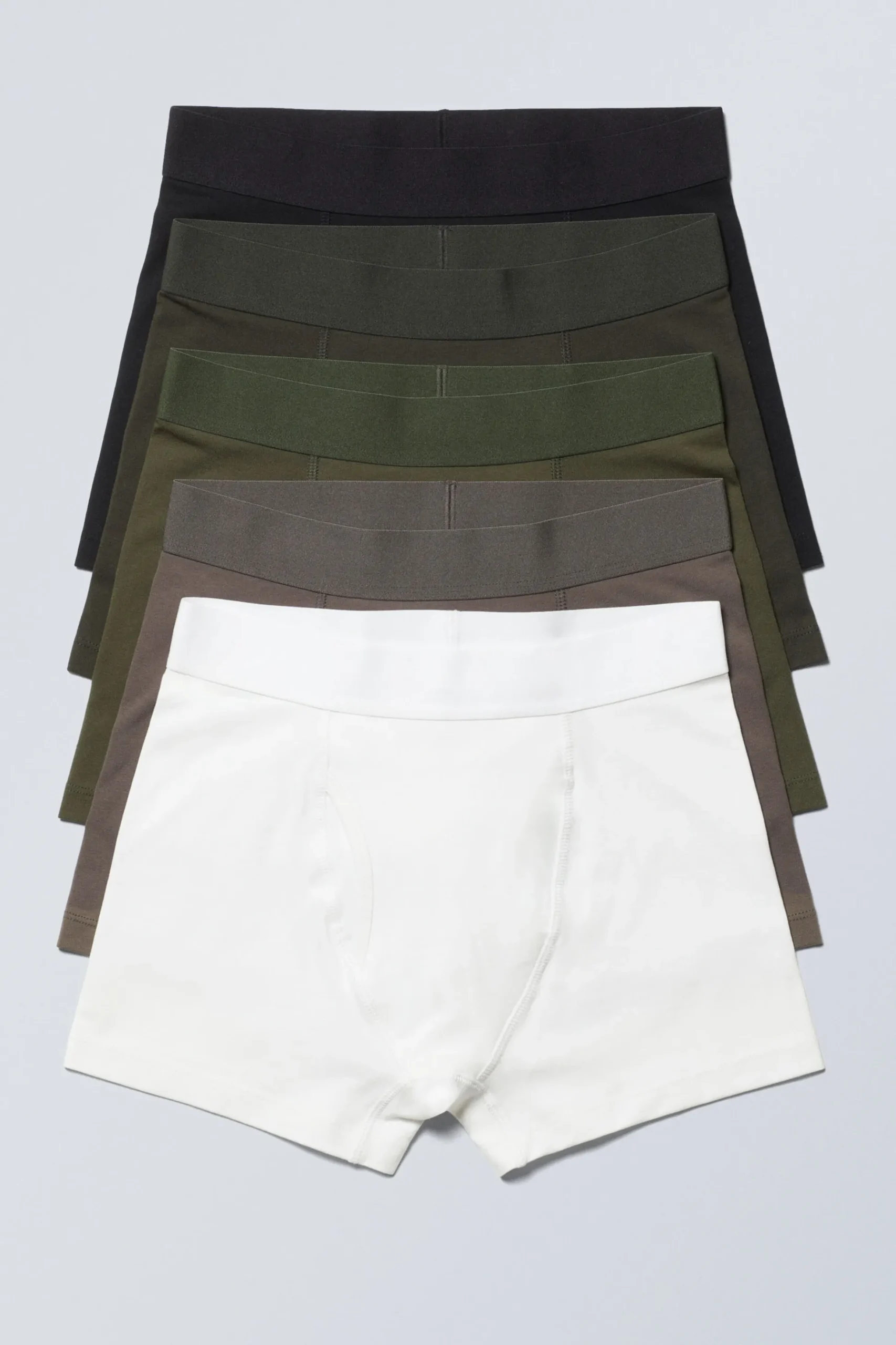 Weekday 5-PACK BOXER BRIEFS green multi mix Hot