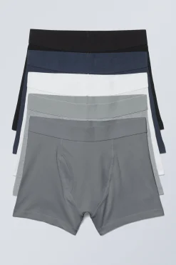 Weekday 5-PACK BOXER BRIEFS black/blue/white/grey Cheap