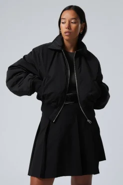 Weekday PADDED BOMBER JACKET black Best