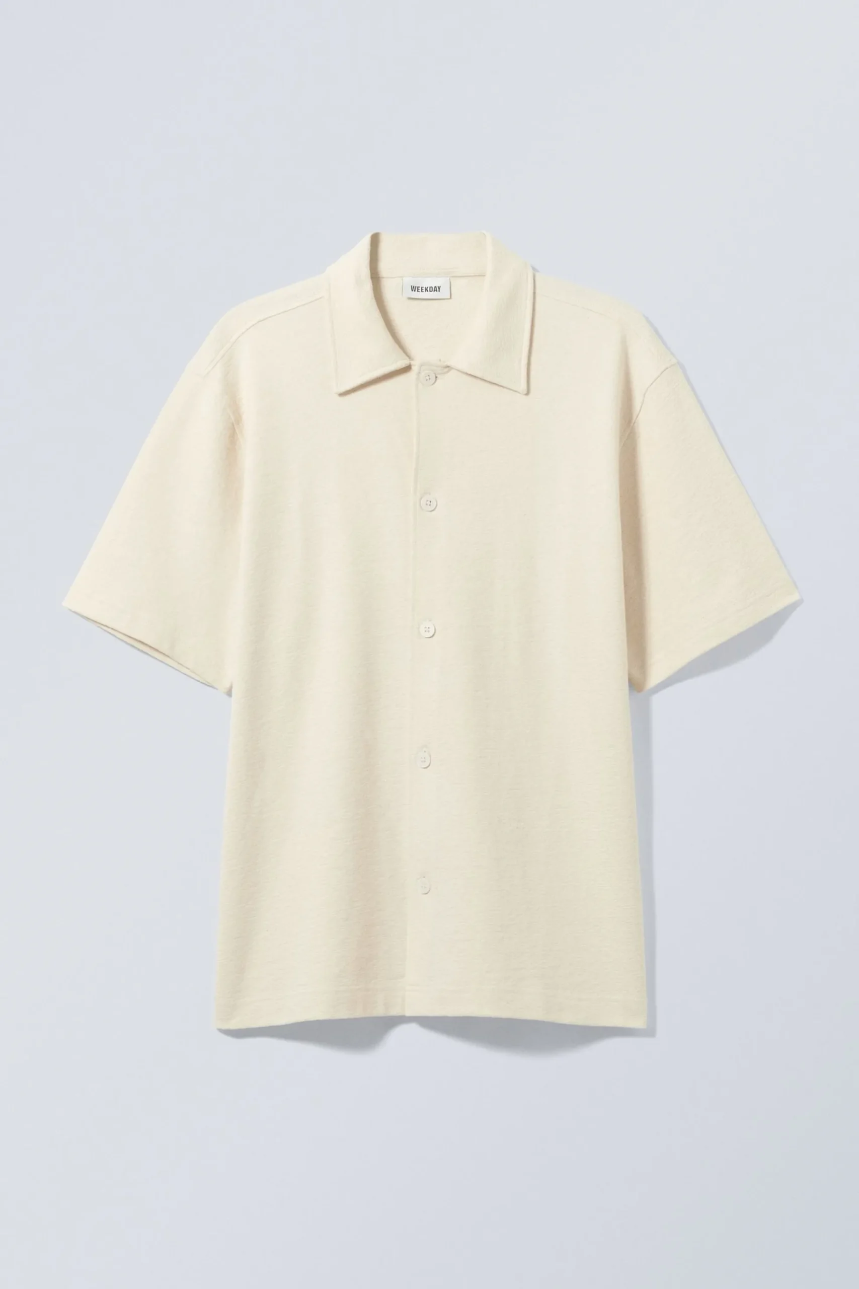Weekday PASS SHORT SLEEVE SHIRT vanilla Shop