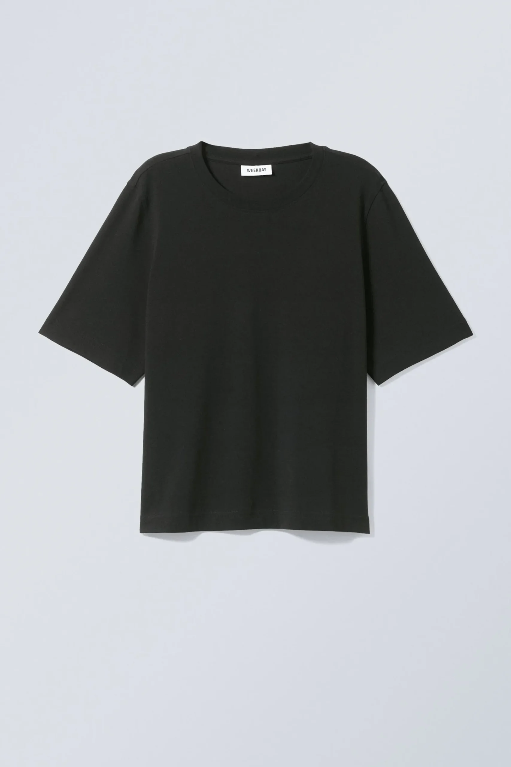 Weekday PERFECT BOXY T-SHIRT black Fashion