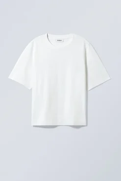 Weekday PERFECT BOXY T-SHIRT white Sale