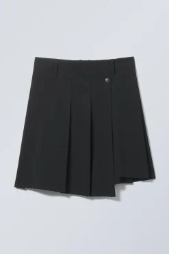 Weekday PLEATED MIDI SKIRT black Sale