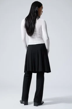 Weekday PLEATED MIDI SKIRT black Sale