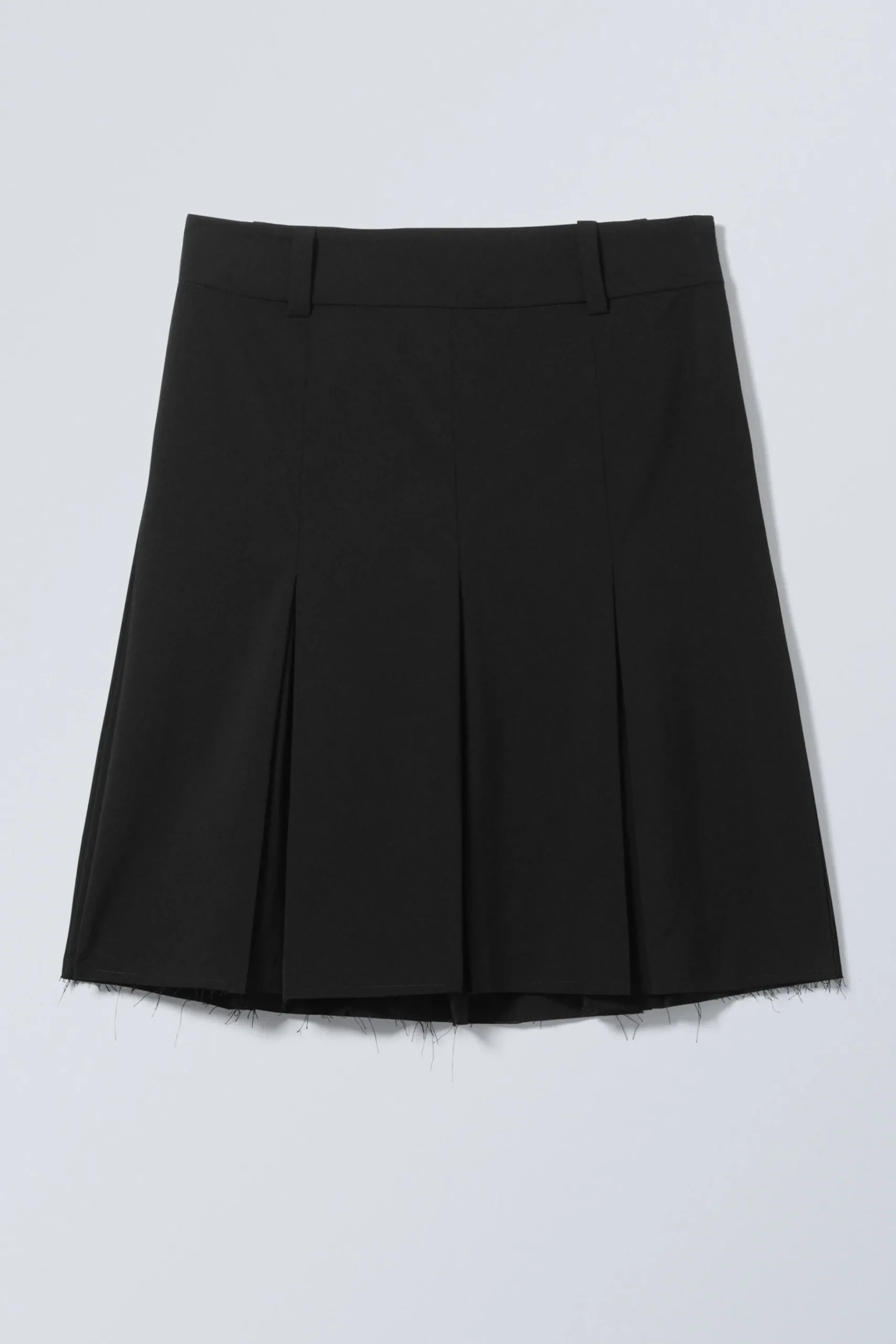 Weekday PLEATED MIDI SUITING SKIRT black Cheap
