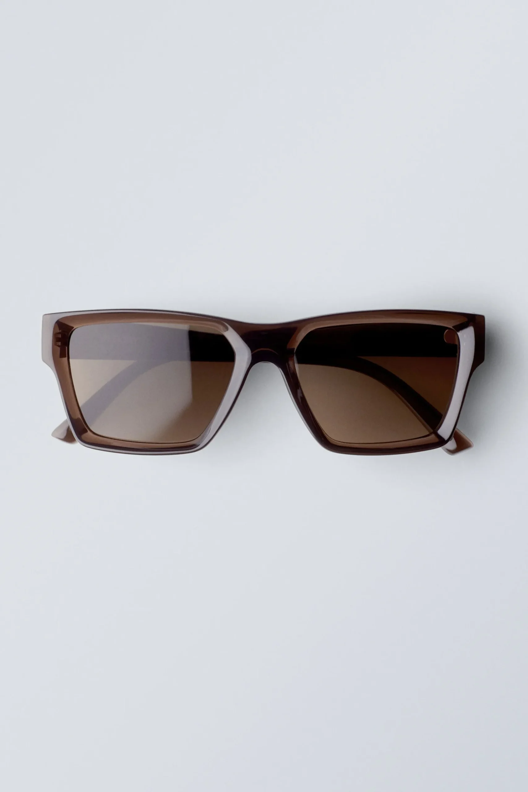 Weekday PORT SUNGLASSES transparant dark brown Best Sale