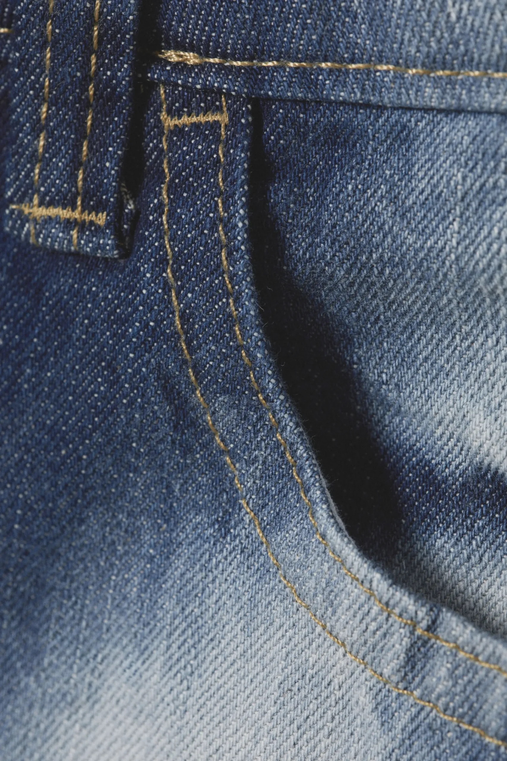 Weekday POSER REGULAR WAIST LOOSE WIDE JEANS blue spray Flash Sale