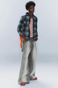 Weekday RAD SUPER REGULAR WAIST LOOSE WIDE JEANS duster grey Best Sale