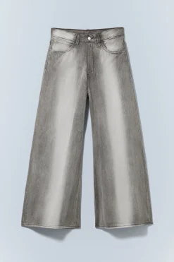 Weekday RAD SUPER REGULAR WAIST LOOSE WIDE JEANS duster grey Best Sale
