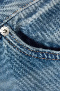 Weekday RAIL MID RISE LOOSE WIDE LEG JEANS seventeen blue medium blue Best
